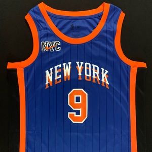 NWT Nike RJ Barrett New York Knicks #9 Blue City Swingman Jersey 40 Men’s Small